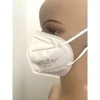 BURI Verkleidungsmaske 30x FFP2 NR Mundschutz weiß Feinstaubmaske CE2163