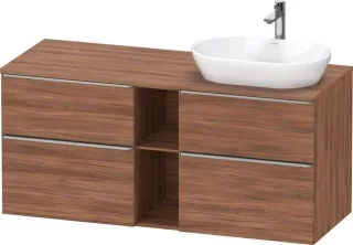 Duravit D-Neo Konsolenwaschtischunterbau wandhängend Nussbaum Matt 1400x550x664 mm - DE4970R70790000 DE4970R70790000