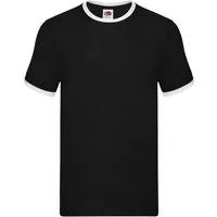 Fruit of the Loom Rundhalsshirt Fruit of the Loom Valueweight Ringer T