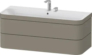 Duravit Happy D.2 Plus c-bonded Set wandhängend Stein Grau 1175x490x480 mm - HP4639E92920000 HP4639E92920000