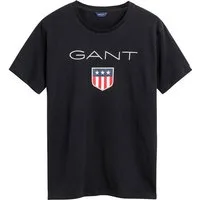Gant T-Shirt Jungen T-Shirt 1er Pack Baumwolle Shield Logo (Packung, 1er Pack)