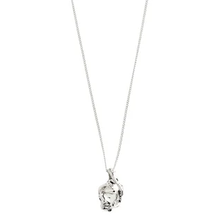pilgrim - Halskette mit recyceltem Anhänger – Flow silver - Gr. - OS