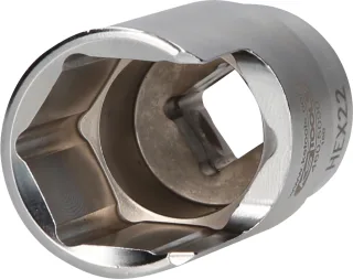KS Tools 3/8" Spezial-Winkel-Rohrverbinder-Stecknuss, 22 mm - 460.5090