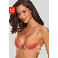 LASCANA Push-up-BH Eleonora mit feiner Schnürung in Satin-Optik, sexy Dessous, Amira-Kollektion