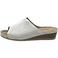 Nowaland Damen-Pantoletten mit Komfort-Innensohle und Keilabsatz Pantolette luftig & bequem für den Sommer