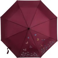 Susino Taschenregenschirm mit farbwechselnde Schmetterlingsmotive ø100cm