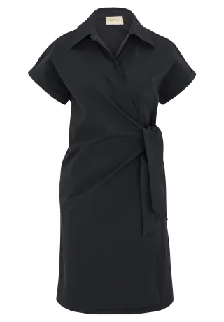CARTOON - Wickelkleid schwarz - Gr. - 44