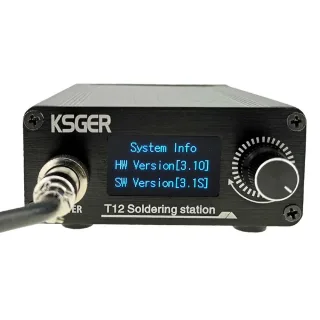 KSGER STM32 V3.1S Soldering Station 120W Adjustable Temperature 50-480°C OLED Screen Aluminum Alloy Auto Sleep Electric