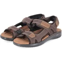 Rieker Rieker 26450-26 Herren Leder & Textil brown Sandalette
