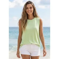 Beachtime by Lascana Shirttop mit breiten Schultern aus luftiger Viskose-Qualität