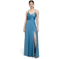 Vera Mont Abendkleid Damen mit V-Ausschnitt Schlitz