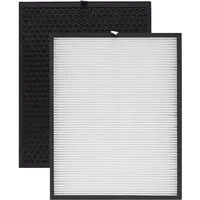 Trade-Shop Filter-Set passend für Philips FY3432/10 FY3433/10 AC3256 AC3259 AC4550, Zubehör für Philips FY3432/10, FY3433/10 / Comedes PT94062, PT94063, HEPA-Filter / Aktivkohlefilter für Luftreinigern / Luftwäschern
