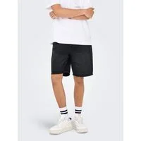 ONLY & SONS Shorts ONSEDGE BLACK 2047 TAI DNM SHORTS
