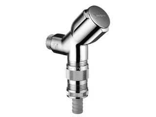 Schell Geräteschrägsitzventil COMFORT 1/2"chrom mit RV Schlauchplatz-Sicherung 033900699