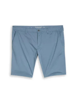 Tom Tailor - Plus Size - Slim Chino Shorts blue mini geometric print - Gr. - 44