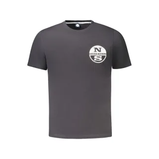 Rundhalsausschnitt T-Shirt mit kurzen Ärmeln