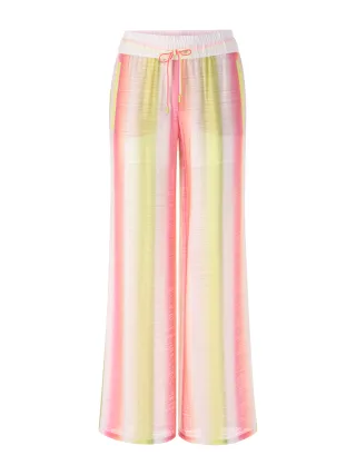 Marc Cain Sports - Hose WELKOM Wide Fit und High Waist pink lemonade - Gr. - 38