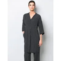 Alba Moda Midikleid Kleid mit V-Ausschnitt