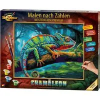 Schipper Malen nach Zahlen Meisterklasse Premium - Chamäleon, Made in Germany