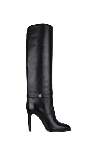 Saint Laurent Stiefel Diane Schwarz
