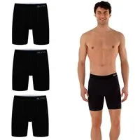 Myproblems Boxershorts Lange Boxershorts im 3er Pack – Lange Unterhosen aus Baumwolle Lange Boxershorts