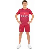 Fashion Boy Fußballtrikot Fußball Fan Set Türkei Trikot + Shorts, JStur (Set)