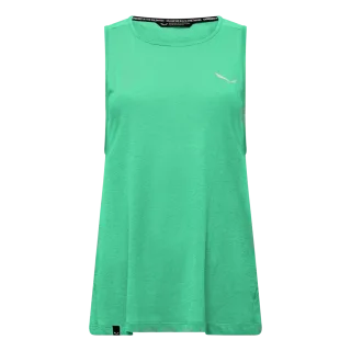 SALEWA - Agner Hemp Durastretch Tanktop Damen - Grün (Gr.40)