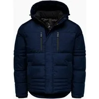 Amaci&Sons Winterjacke COYOTE Winterjacke Herren Gefütterte Dicke Winter Jacke für Männer mit Kapuze