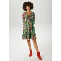 Aniston CASUAL Tunikakleid mit fantasievollem, grafischen Blumendruck
