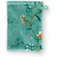 PiP Studio Waschhandschuh Les Fleurs Waschhandschuh green 16x22cm (1 Stück), nicht bekannt (217825)