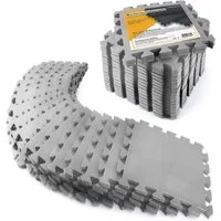 Body & Mind Bodenschutzmatte BODY & MIND XXL Bodenschutzmatte 54-teilig – Puzzle-Fitnessmatte 2 m², XXL Set, 54-St., Puzzleteile Fitnessmatte, Trainingsmatte ca. 2 m²