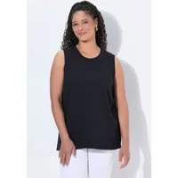 Angel of Style Spitzenbluse Blusentop A-Linie Musselin