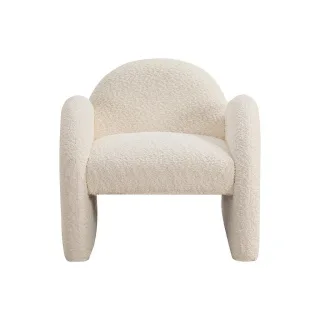 Vente-Unique Sessel, Beige, Textil, Uni, 48x45.5x51 cm, Wohnzimmer, Sessel, Polstersessel