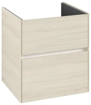 Villeroy & Boch Waschtischunterschrank Collaro 561x610x480mm 2 Ausz. Waschbecken mittig White Oak C14200AA
