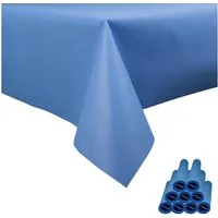 Sensalux Tischdecke Sensalux Tischdecke, abwaschbar, Vorteilspack, 10 Stk, 1x1m, Hellblau