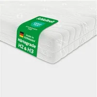 Gelschaummatratze 90x200,140x200 HybridFlex 7-Zonen Duo, Schlaftroll, 22 cm hoch, Wendematratze mit Härtegrad H2 & H3, 7-Zonen Schnitt