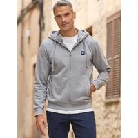 LERROS Sweatjacke Hoodie Sweat-Jacke Kapuzensweatjacke mit Tunnelzug und seitlichen Reißverschlusstaschen