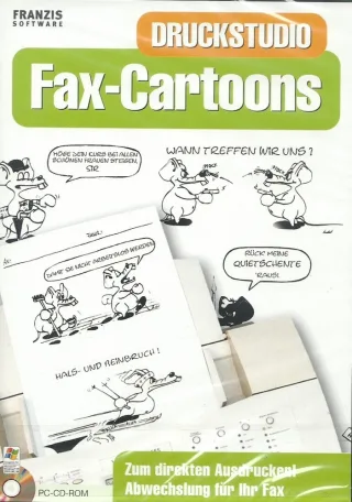 Druckstudio für Fax-Cartoons