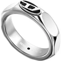 Diesel Fingerring Schmuck Geschenk Edelstahl Ring Oval D Logo