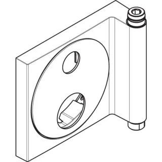 hansgrohe Rosette Raindance Showerpipe UP chrom 95479000