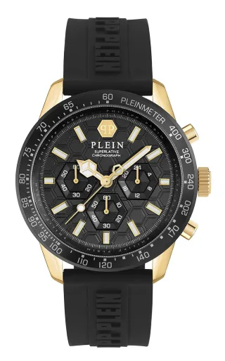 Philipp Plein Pleinmeter Herren Schwarz Uhr PWPYA0224