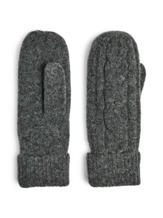 PIECES - PCJANTASSIA MITTENS/GLOVE BC Dark Grey Melange