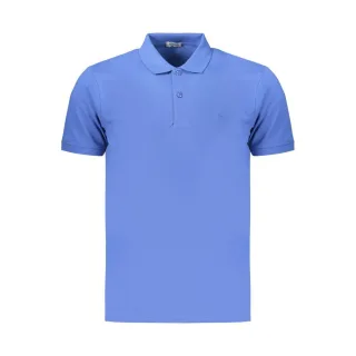Coveri Moving Blau Baumwoll Herren Polo-Shirt