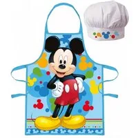 Disney Kochschürze Mickey Maus Kinder Kochschürze Bunt Kindergarten Blau Schule Backset