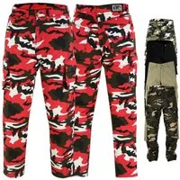 German Wear Motorradhose JEANS-003 Motorradjeans Biker Cargohose mit Schutz Aramidstoff & CE-Protektoren