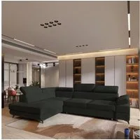 Masseno Ecksofa FAVIEN mit Schlaffunktion L-Form, Sofa mit Bettkasten