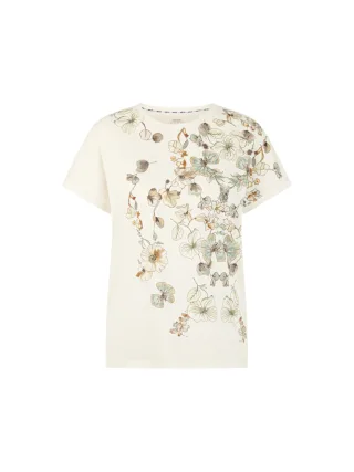 Marc Cain Collections - Shirt aus Biobaumwolle off-white - Gr. - 40