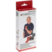 TheraBand Gymnastikband Übungsband 2,50m mittel stark, rot