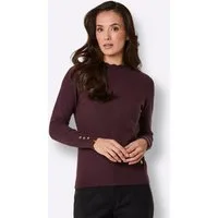 creation L Strickpullover Modal-Mix-Pullover Langarm Jersey