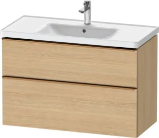 Duravit D-Neo Waschtischunterbau wandhängend Natur Eiche Matt 984x452x625 mm - DE4356004300000 DE4356004300000